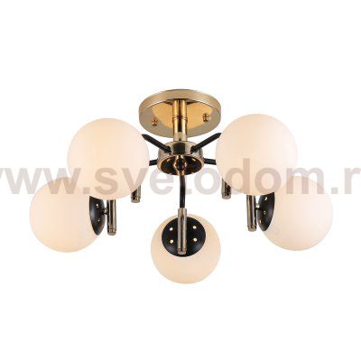 Люстра Rivoli Valencia 9091-305 5 * Е27 40 Вт модерн