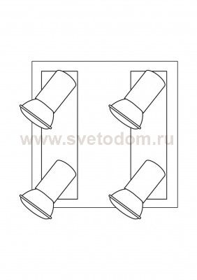 Светильник поворотный спот Eglo 90916 ROTTELO