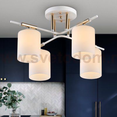 Люстра Rivoli Amanda 9092-304 4 * Е27 40 Вт модерн