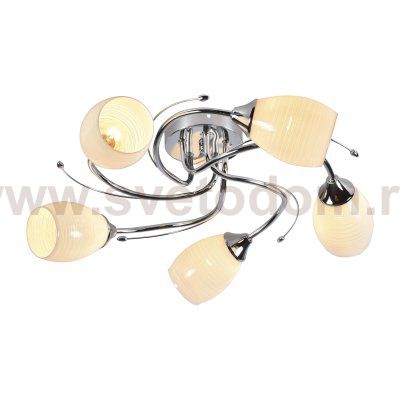 Люстра Rivoli Antonia 9094-305 5 * Е27 60 Вт модерн