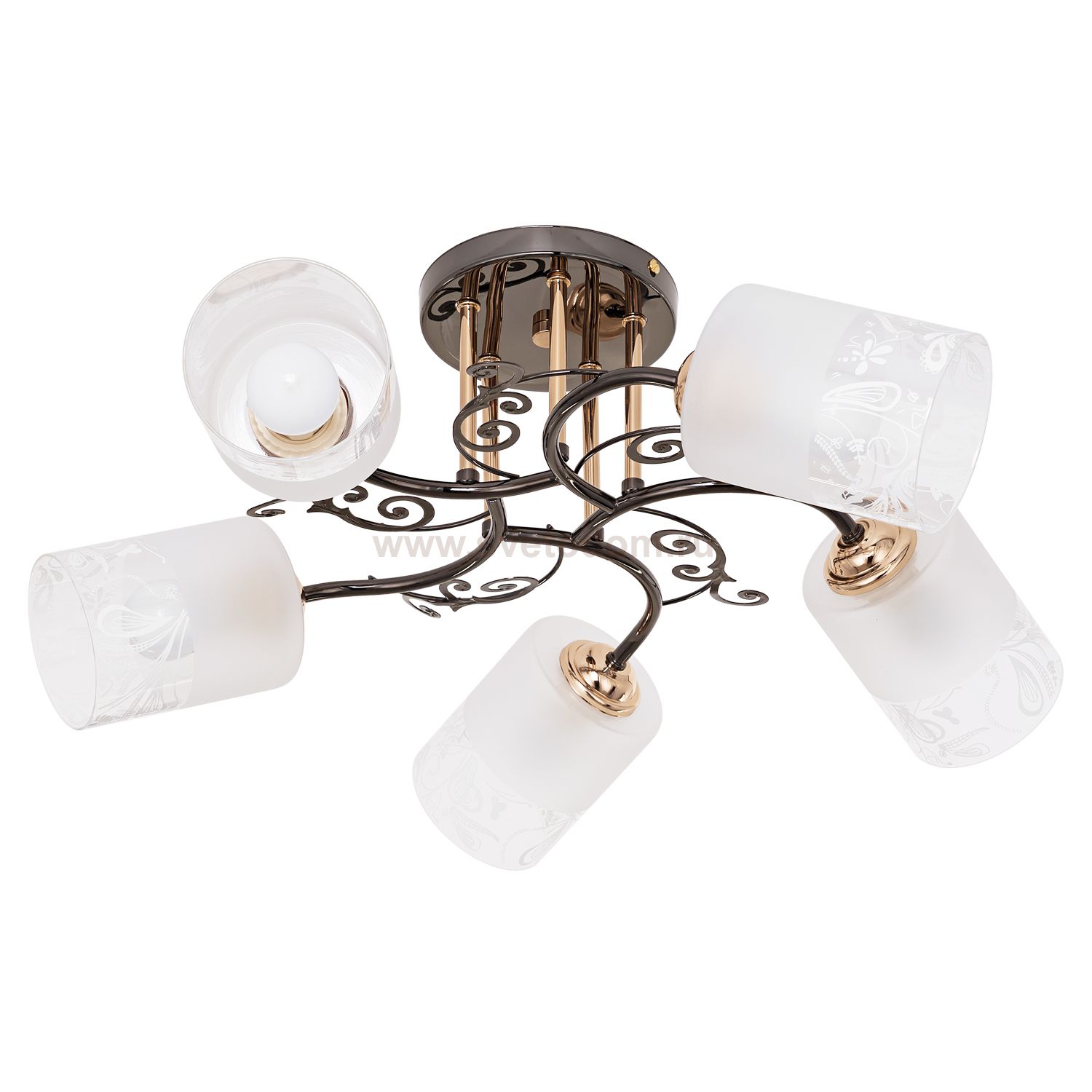 Люстра классическая Экономсвет 91002/5ZZH+GFD WT