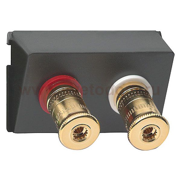 Gira Мех Аудиорозетка WBT (+/-) (G9100)