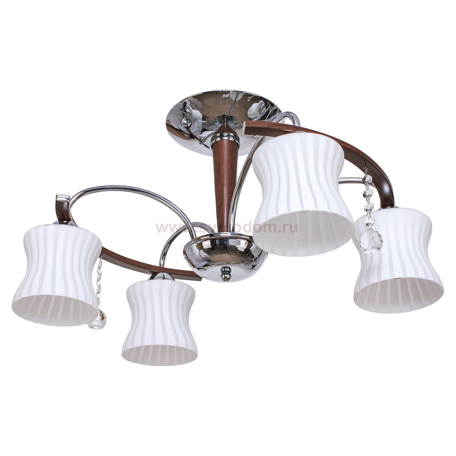 Потолочная люстра 91011/4CR+WD WT Gerhort