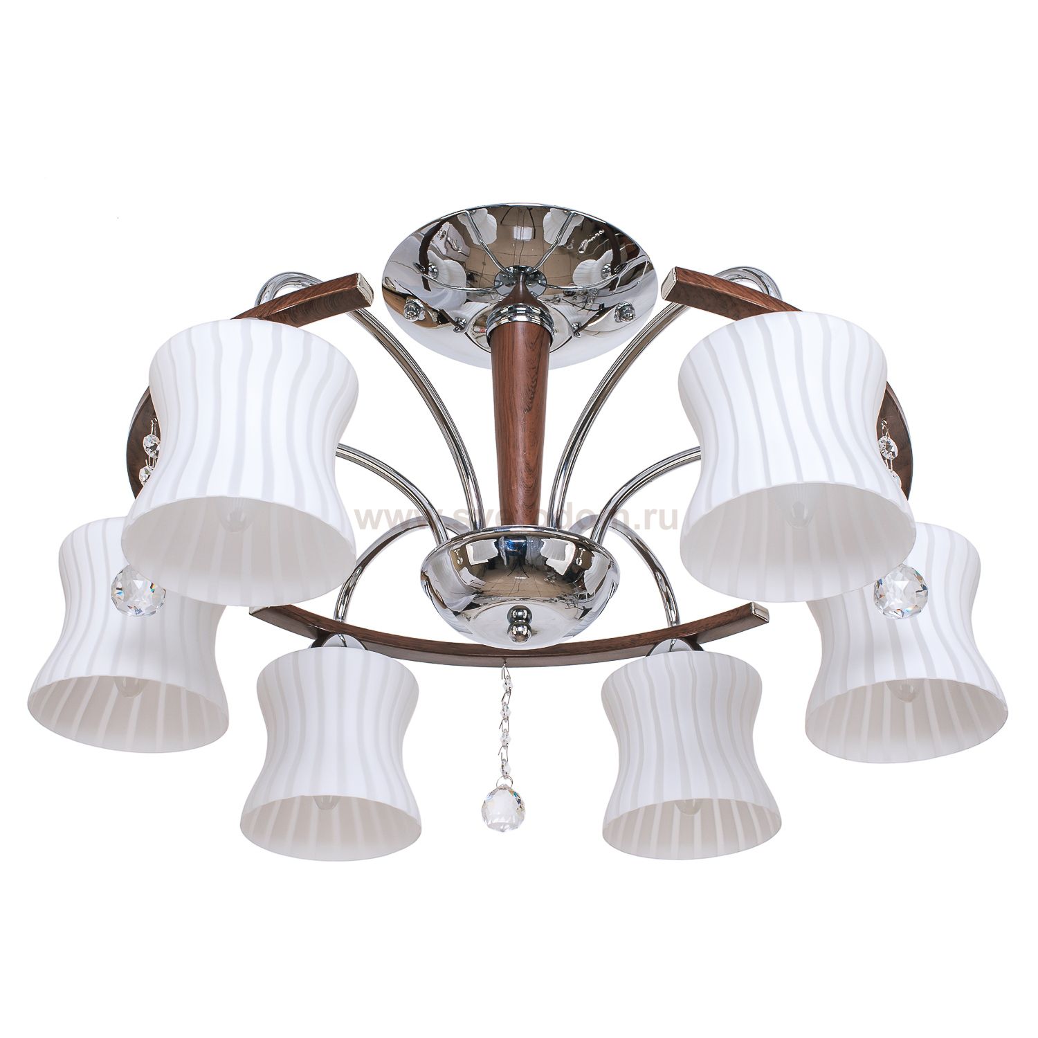 Потолочная люстра 91011/6CR+WD WT Gerhort