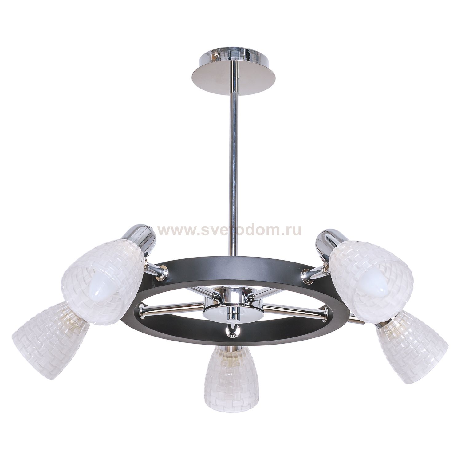 Спотовый светильник 91013/5CR+BK WT Gerhort