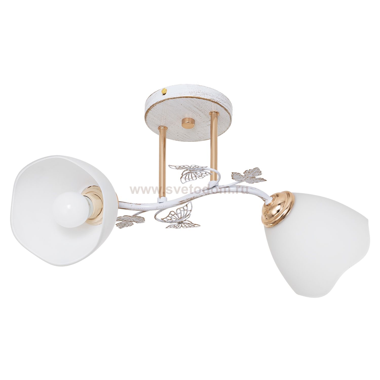 Люстра классическая Экономсвет 91030/2WG+FGD WT