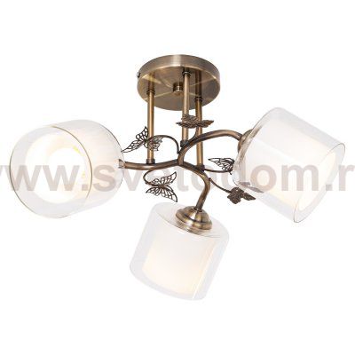 Люстра классическая Экономсвет 91032/3AB WT+CL