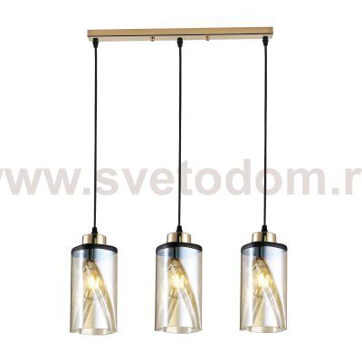 Светильник подвесной (подвес) Rivoli Shelda 9106-203 3 * Е27 60 Вт модерн потолочный