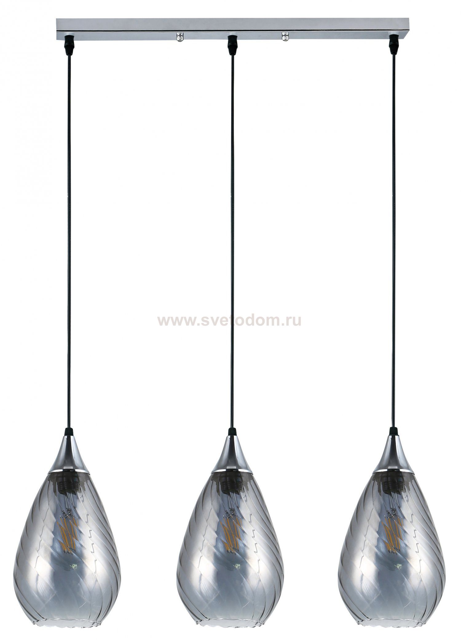 Светильник подвесной (подвес) Rivoli Lily 9122-203 3 х Е27 40 Вт модерн потолочный