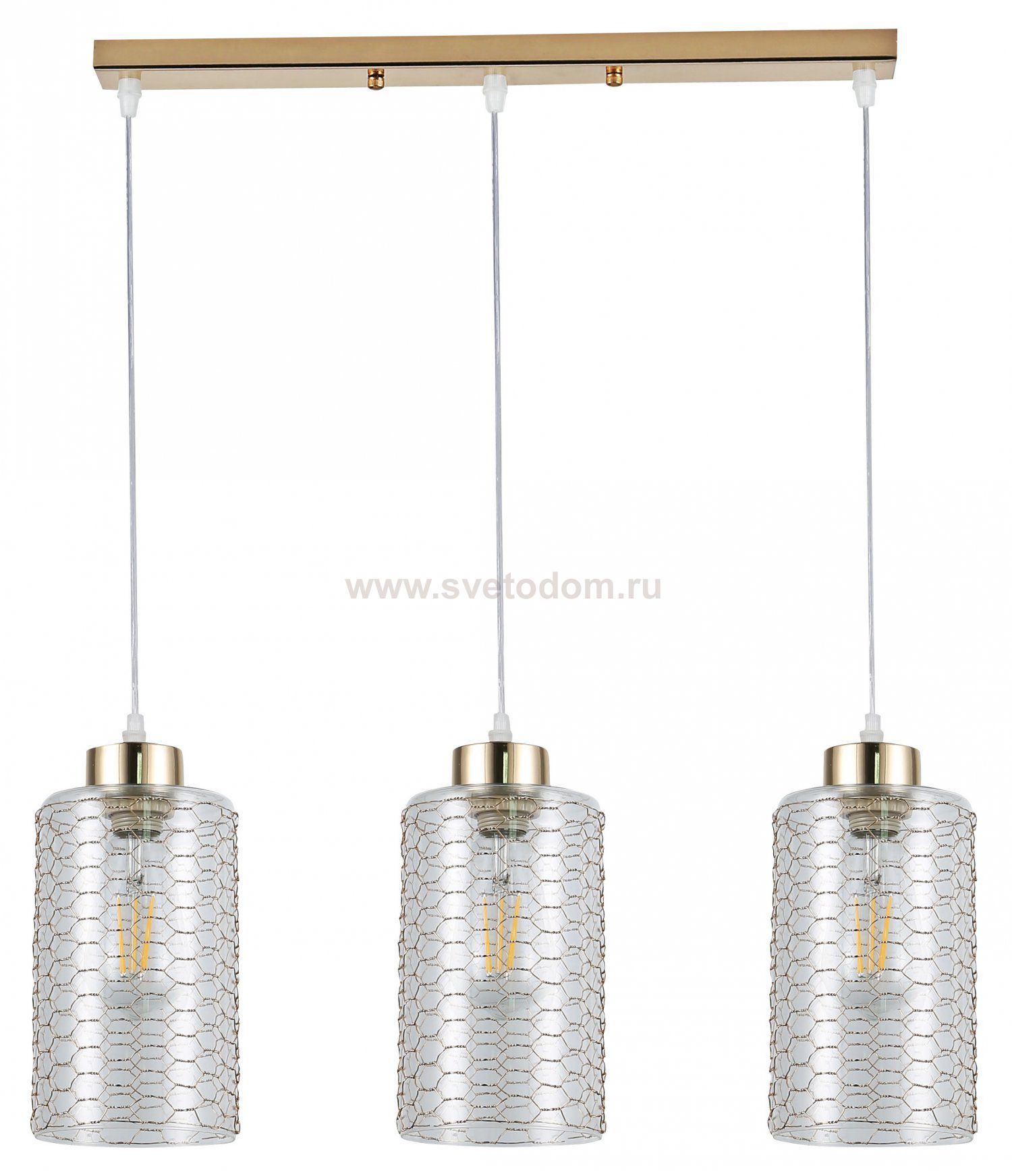 Светильник подвесной (подвес) Rivoli Malice 9124-203 3 х Е27 40 Вт модерн потолочный