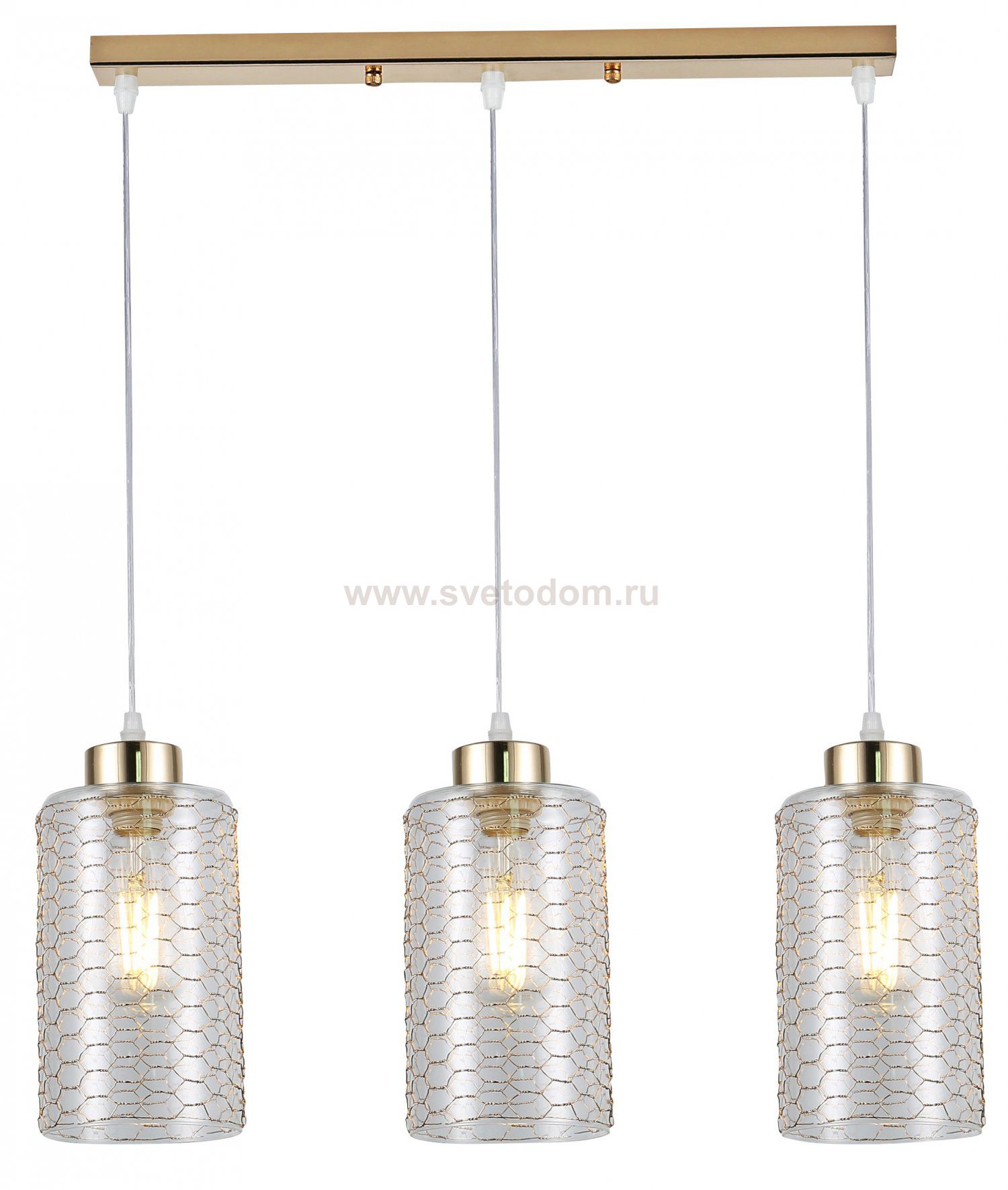 Светильник подвесной (подвес) Rivoli Malice 9124-203 3 х Е27 40 Вт модерн потолочный