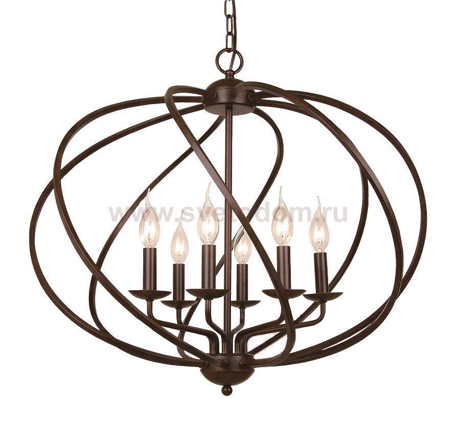 Люстра Maille 50 MAK interior 9126-6BK Антик