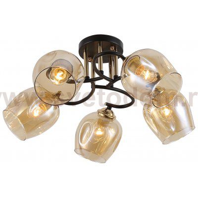 Люстра Rivoli Fernanda 9132-305 5 х Е27 40 Вт модерн