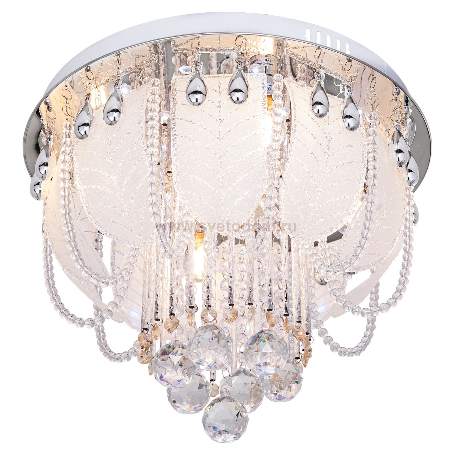 Потолочный светильник Экономсвет 9132/5CR RC WTLED