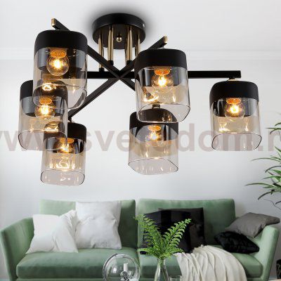 Люстра Rivoli Isadora 9133-306 6 х Е27 40 Вт модерн