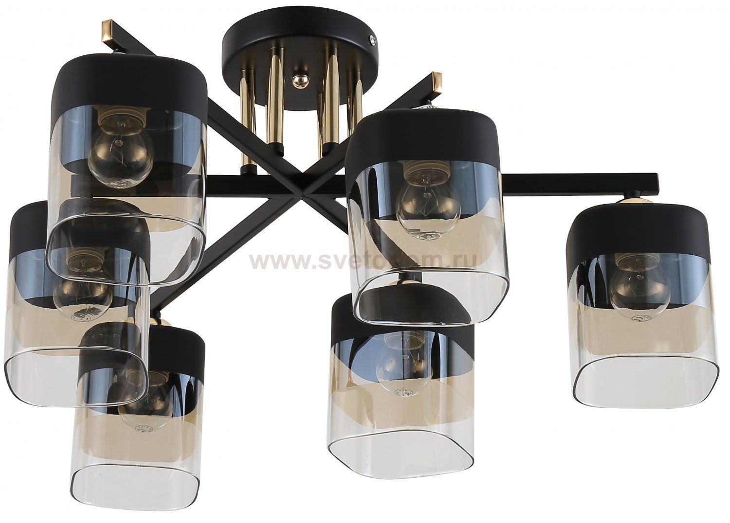 Люстра Rivoli Isadora 9133-306 6 х Е27 40 Вт модерн