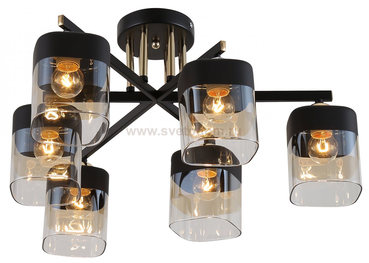 Люстра Rivoli Isadora 9133-306 6 х Е27 40 Вт модерн