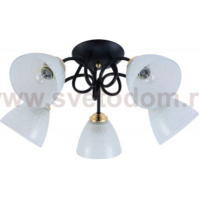 Люстра Rivoli Luiza 9140-305 5 х Е27 60 Вт модерн