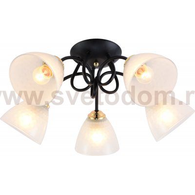 Люстра Rivoli Luiza 9140-305 5 х Е27 60 Вт модерн