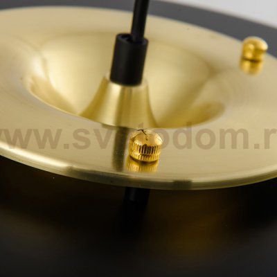 Подвесной светильник 9187P black / gold Delight Collection