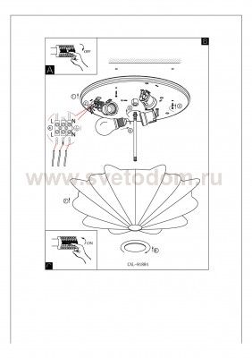 Люстра Eglo 91884 CALANDRA