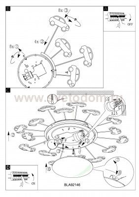 Детский светильник Eglo 92146 VIKI 1