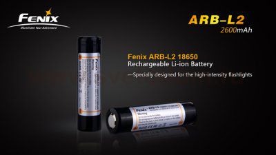 Аккумулятор 18650 Fenix 2600 mAh