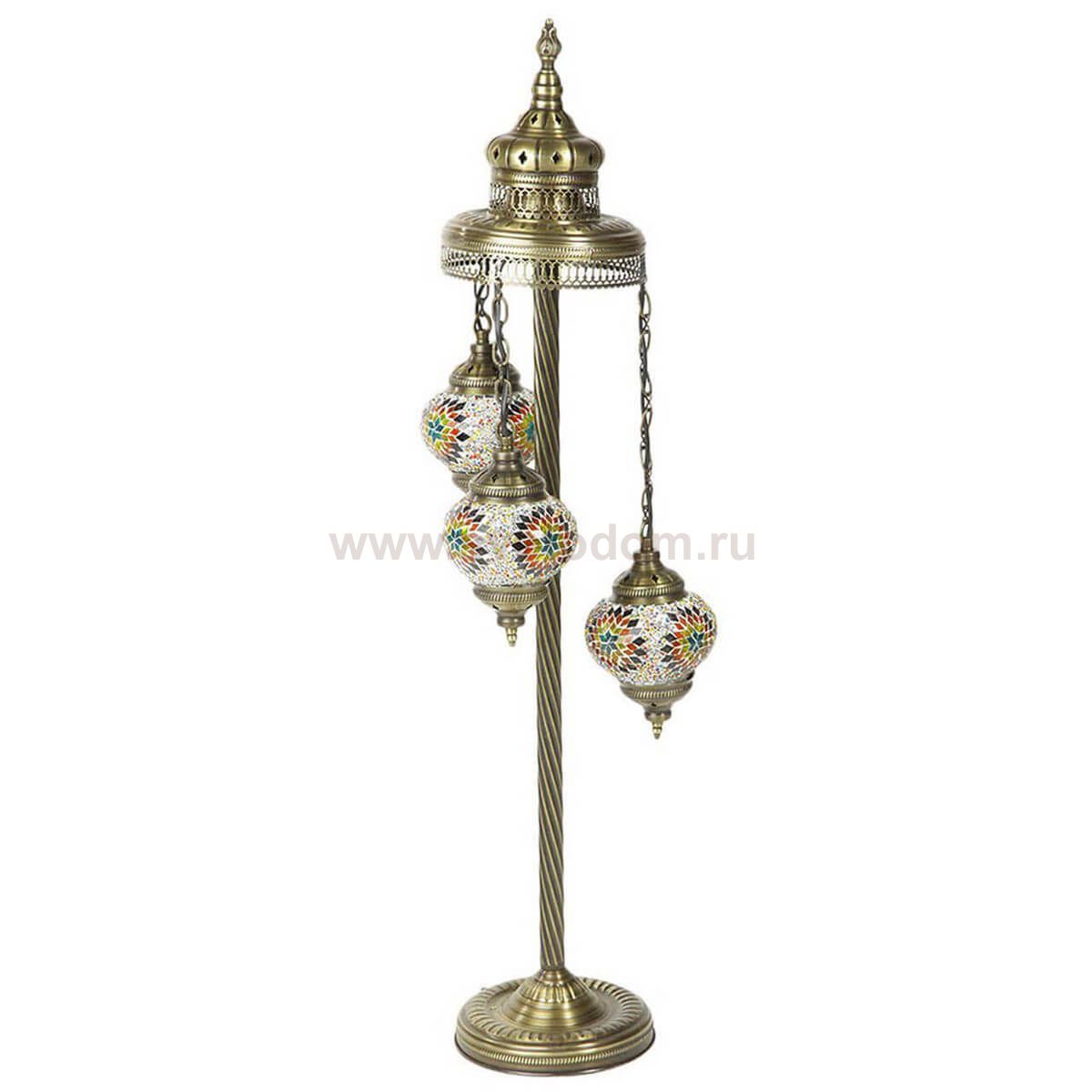 Торшер МОРОККО микс h100 d24 E14 3*40W Kink light 923