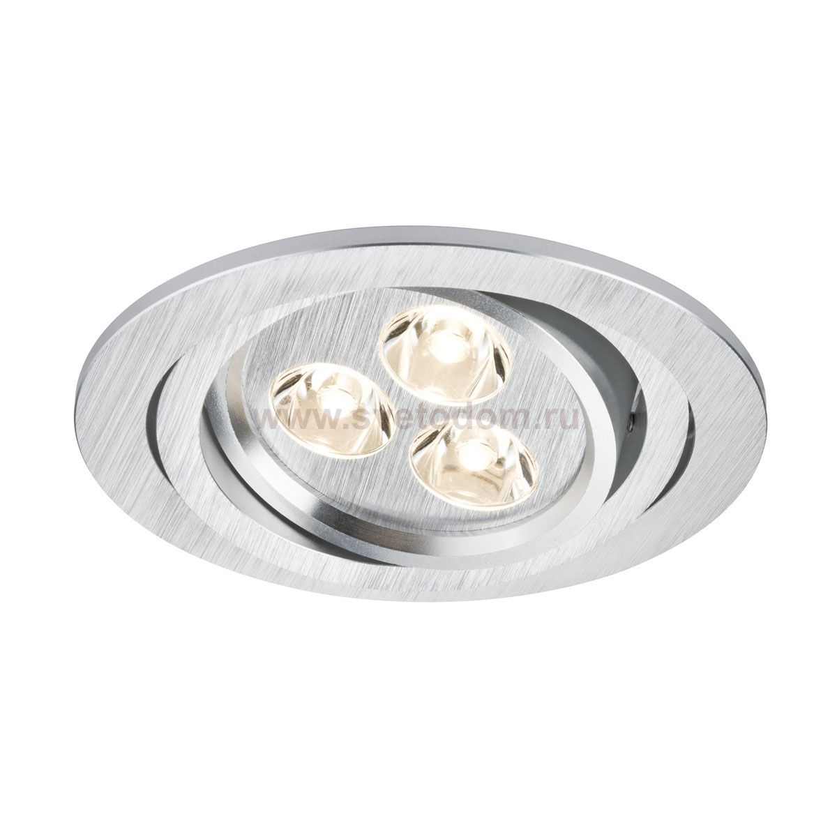 Paulmann 92529 Premium EBL Aria rund schw LED 1x3W Alu