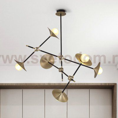 Люстра Delight 9256P/6 gold