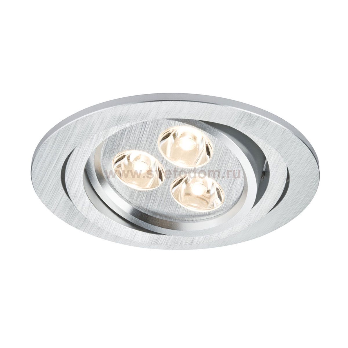 Paulmann 92599 Prem.EBL Aria rund schw LED 1x3W Alu