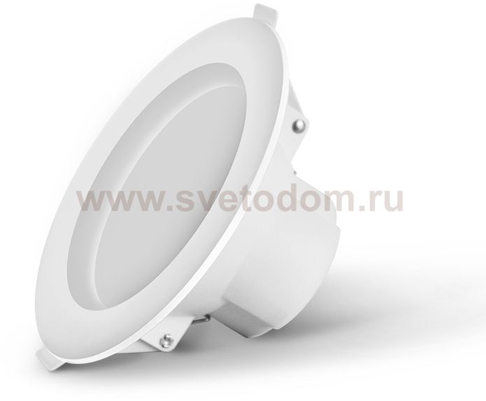 Светильники Gauss Кругл. Белый 9W,126x126x54, ?95мм, 3000K, 700 Lm, с функцией шагового диммирования 100-50-15% (927420109)