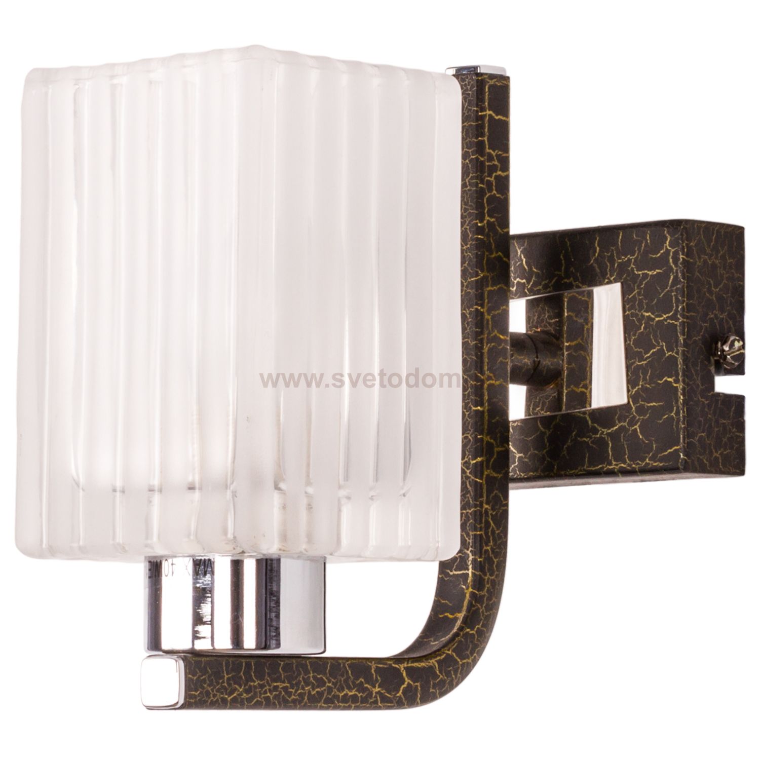 Настенный светильник бра 93001/1wCH+BKGD FR Gerhort