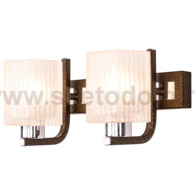 Настенный светильник бра 93001/2wCH+BKGD FR Gerhort