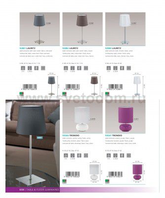 Настольная лампа Eglo 93047 TRONDIO