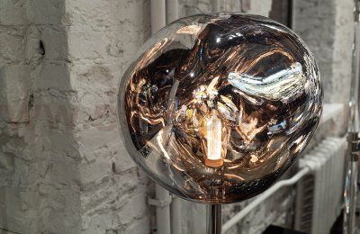 Торшер Melt  silver