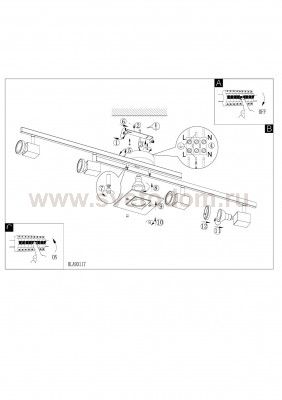 Светильник поворотный спот Eglo 93117 CERBERO