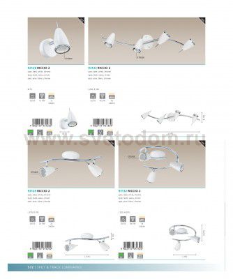 Светильник поворотный спот Eglo 93129 RICCIO 2