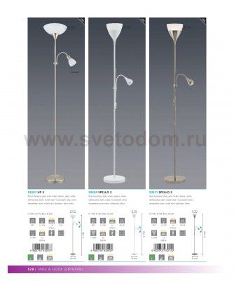 Торшер напольный Eglo 93209 SPELLO 2