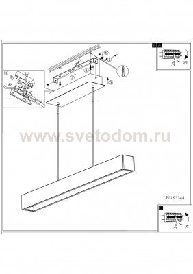 Светильник подвесной Eglo 93347 COLLADA