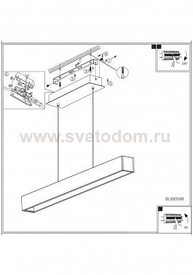 Светильник подвесной Eglo 93349 COLLADA