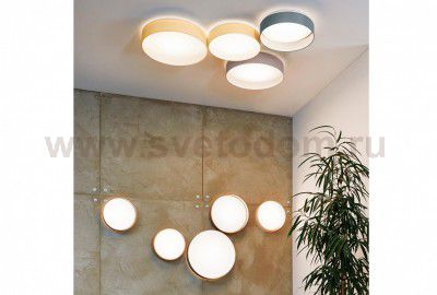 Настенно-потолочный светильник Eglo 93395 PALOMARO 320мм антрацит