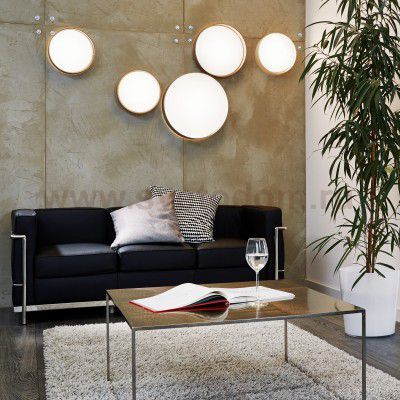 Настенно-потолочный светильник Eglo 93395 PALOMARO 320мм антрацит