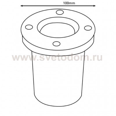 Светильник уличный грунтовый Eglo 93482 LAMEDO