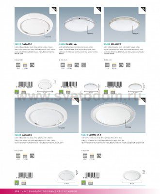 Настенно-потолочный светильник Eglo 93498 MANILVA