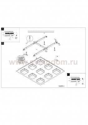 Настенно-потолочный светильник Eglo 93511 MASIOLA