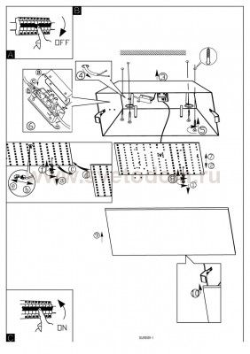 Настенно-потолочный светильник Eglo 93539 ARDALES