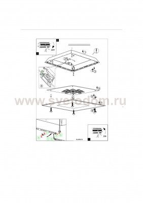 Настенно-потолочный светильник Eglo 93573 BENАLUA