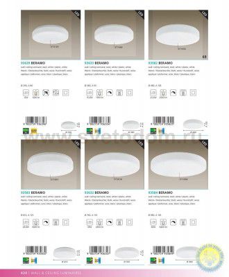 Настенно-потолочный светильник Eglo 93582 BERAMO