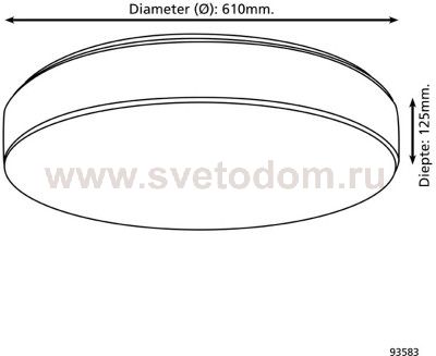 Настенно-потолочный светильник Eglo 93583 BERAMO